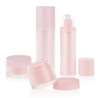 Bomba cosmética plástica 50g 120g TSA da loção dos recipientes do rosa