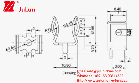 Compact Solar Panel Fuse 1000VDC 50A Cylindrical For Space Constrained Environments