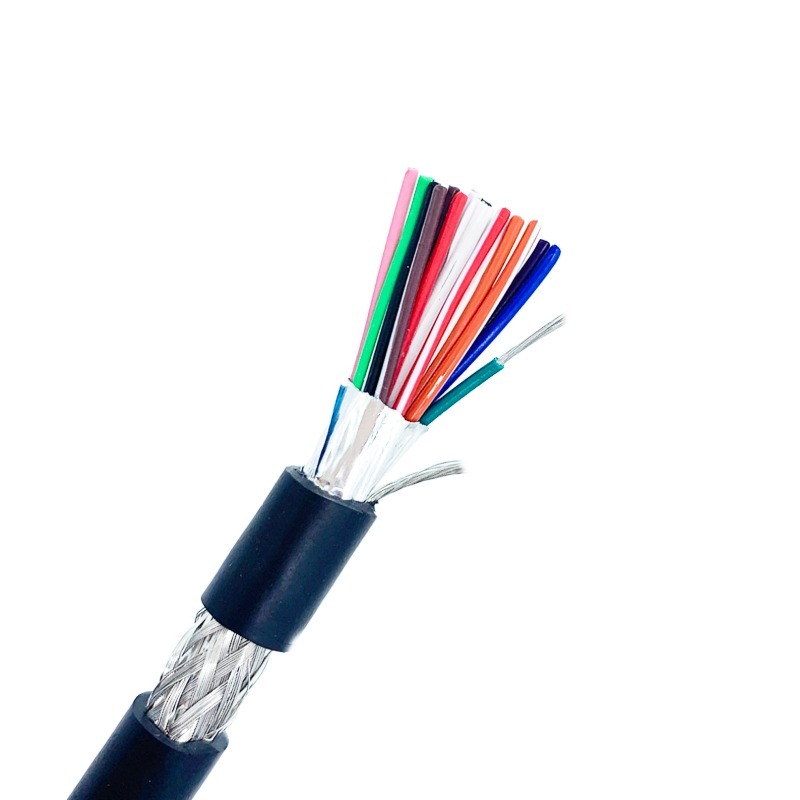 15C 24AWG UL2468 Tinned Copper Stranded Industrial Flexible Cable SR-PVC Insulation PVC Jacket 300V