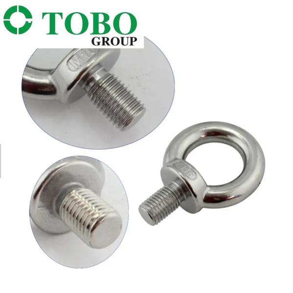 OEM Bolt And Nut DIN580 Lifting Eye Bolt Stainless Steel AISI304 / 316 Eye Bolt M6 M8 M10 M12