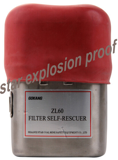 ZL60 mining safety self rescuer, self contained breathing apparatus of best quality