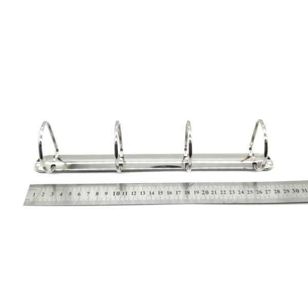 Metal D Ring Binder Mechanism 4 Ring Binder Hardware Silver / Black / Gold For File Folder