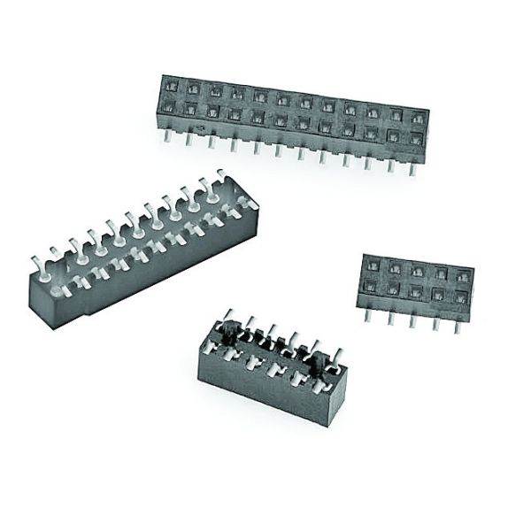 manufacturing 3M 150216-2000-RB-WB boardmount socket with glass filled insulator and tape reel packaging
