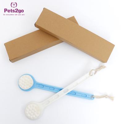 Escova longa do cão do punho da massagem do animal de estimação de Pets2go