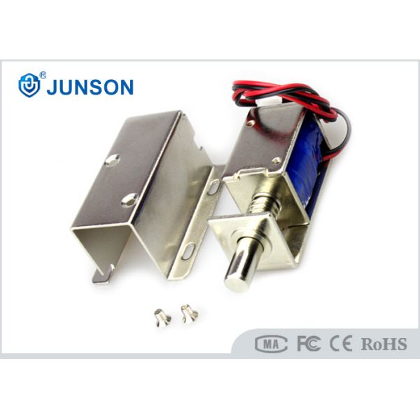 15mm Lockpin 12VDC 1A 12W 0.8cm Stroke Steel Cabinet Lock