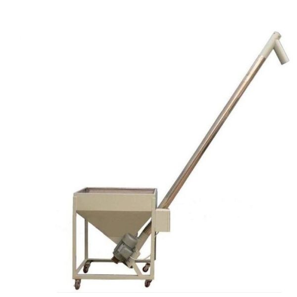 Wear Resistance Stainless Steel Vertical Screw Lift Conveyor Customized for Powder Transport