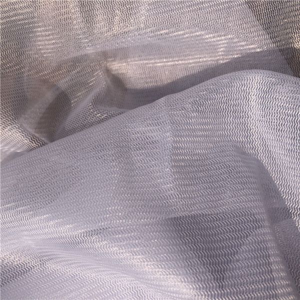 Tecido de malha 50D de poliéster 100% reciclado para sacos de frutas e vegetais