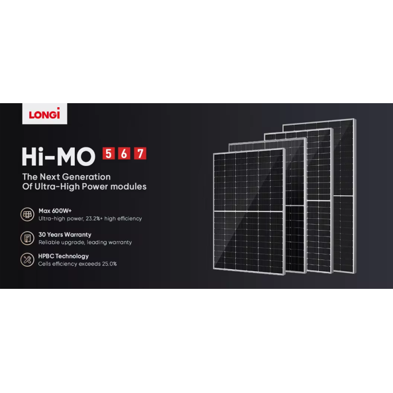 IP68 Rated Junction Box and 3.2mm Tempered Low Iron Glass Longi 430W Solar Mono Panel
