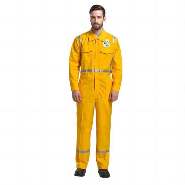 150g/200g Lightweight Flame Retardant Overalls with Anti-static and All Season Protection for Petrochemical and Oil Gas Industries