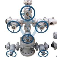 API Oilfield Wellhead Equipment High Pressure Oil Christmas Tree Assembly For Oil Gas Drilling