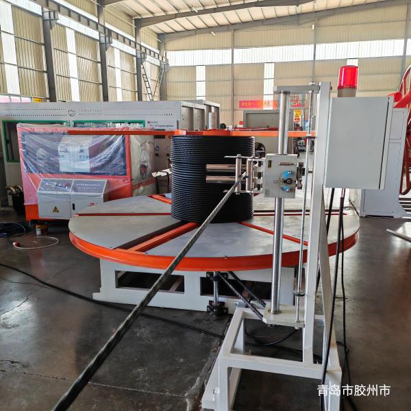 Automatic PC Strand HDPE/LDPE Coating Line Prestressing Steel Strand Anti-Corrosion Extrusion Machine