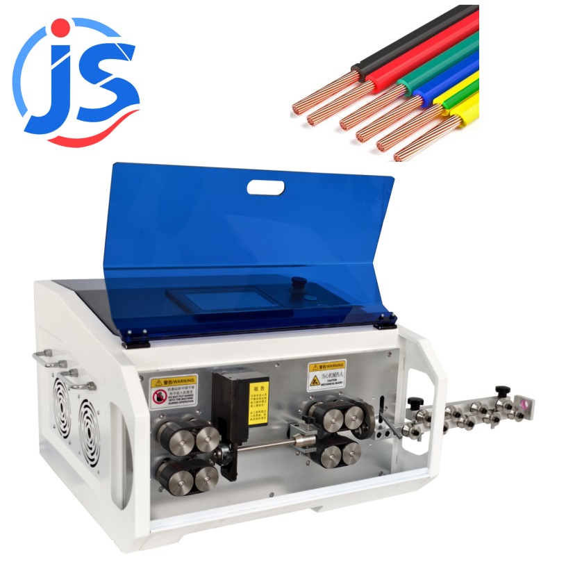 Fully Automatic Small Cable Strip and Cut Machine 1.5mm²-35mm² Wire Size 7 Inch PLC Touch Screen Control