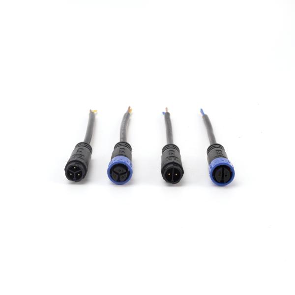 Electric Waterproof Male Female Connector IP67 M16 Self Locking For LED Light