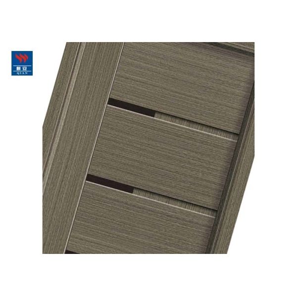 Дверь входа современной дружественной к Эко древесины парадного входа гостиницы деревянной внутренняя