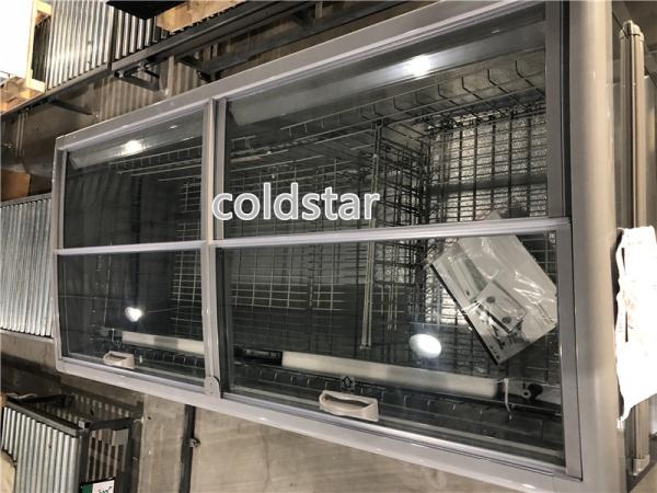 Supermarket Refrigeration Equipment Frozen Food Glass Door Chest Island Fridge Freezer