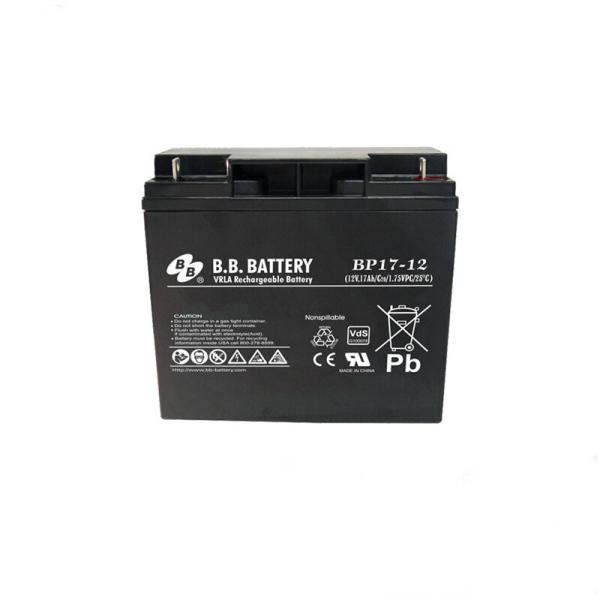 B. B. Battery BP Series BP17-12FR 12V 17Ah VRLA Lead-Acid Rechargeable Battery for UPS
