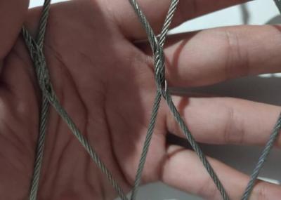 Balconies Stairways Safety Rope Mesh Anti Corrosive Easy Installation