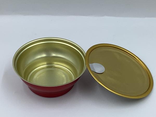 250ml Two Piece Aluminum Bowl Can Customization 98.9mm Diameter 98.9*55mm