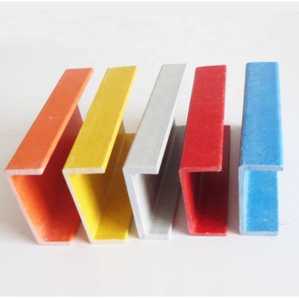 Cutting Service Offered High Strength FRP Channel Profile with Smooth Insulation