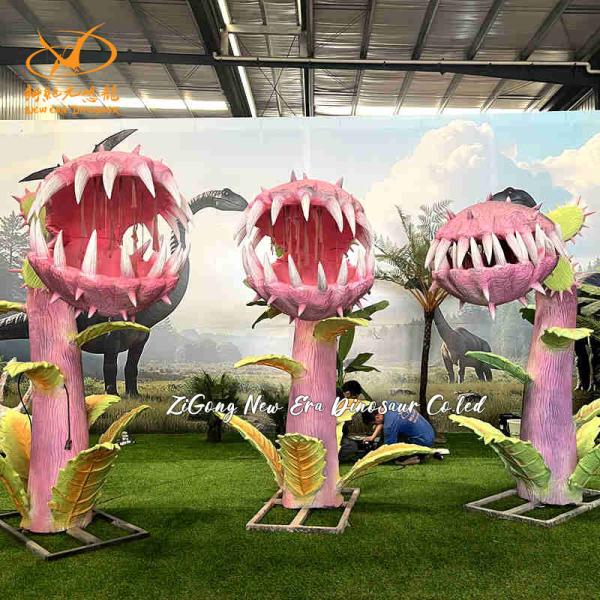 Realistic Animatronic Piranha Plant Simulation for Plant Park and Exhibition