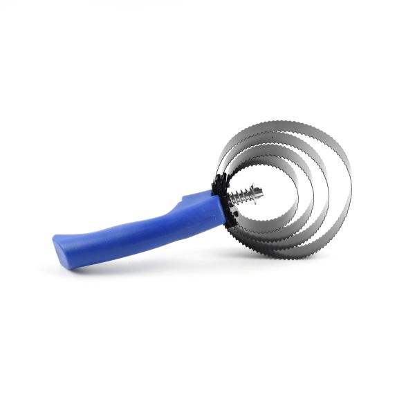 Stainless Steel Spiral Curry Comb 4 Loops Optional Color For Massage Horses