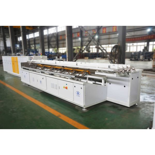 16-32mm Four Strands PVC Conduit Pipe Production Line With 10 Cavities Belling Machine And Automatic Packaging Machine