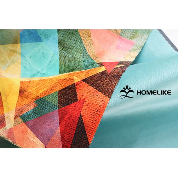 100% Polyester Geometric Prism Modern Printed Velvet For Home Textile
