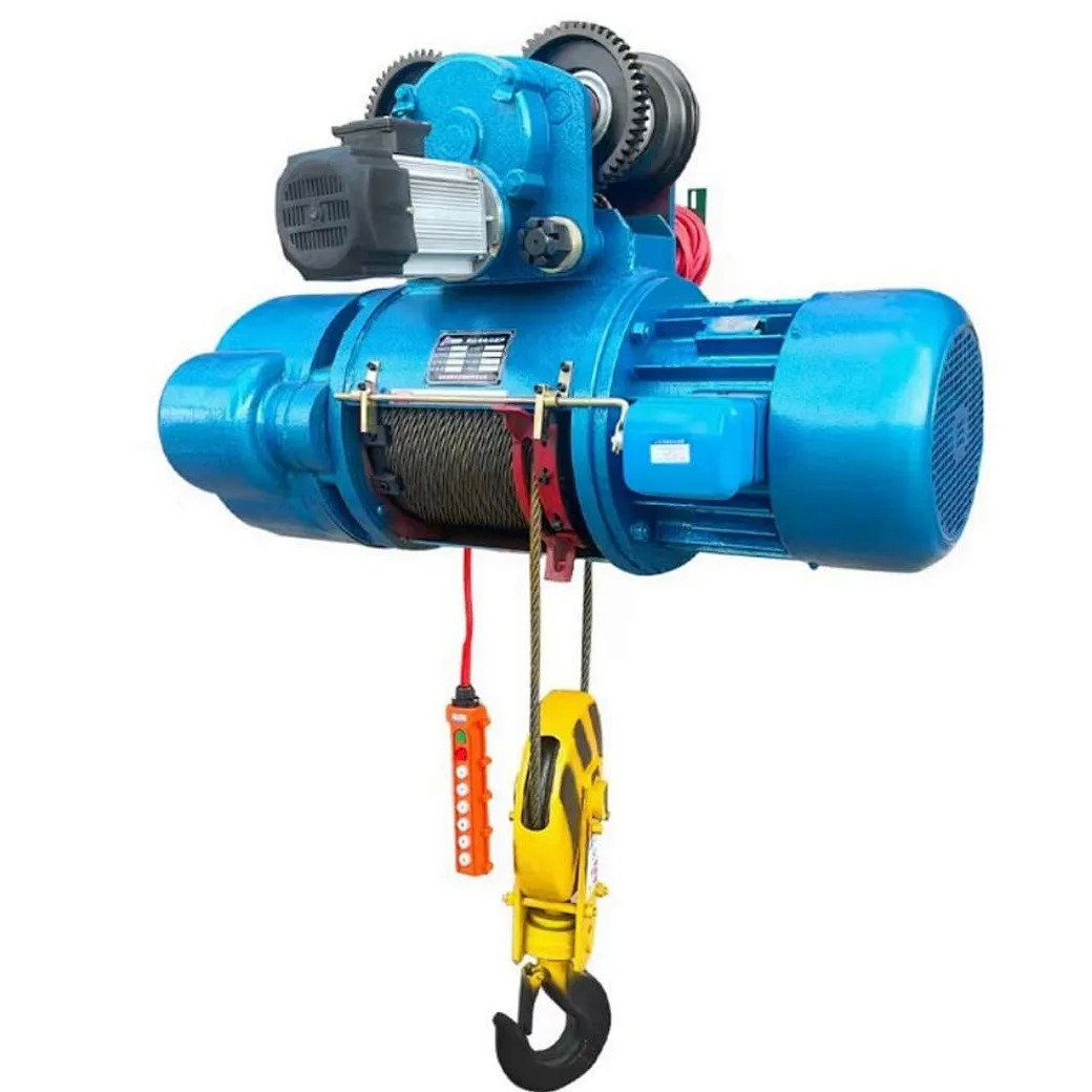 CE Certified Compact Wire Rope Hoist IP55 Wire Rope Hoist 5 Ton With Customizable Lifting Capacity