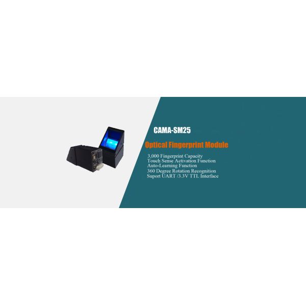 Биометрический датчик отпечатка пальцев КАМА-СМ25 для биометрических обеспечивающих защиту приспособлений