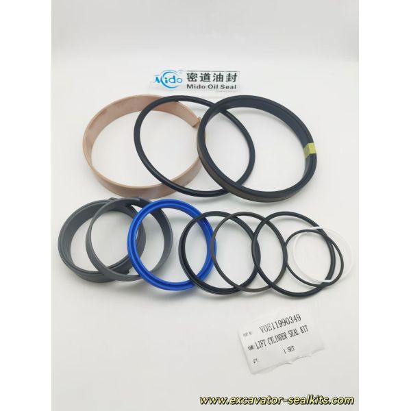 VOE11990349 Seal Kit for VOLVO Loader Lift Hydraulic Cylinder Seal Kit - Genuine Quality Replacement