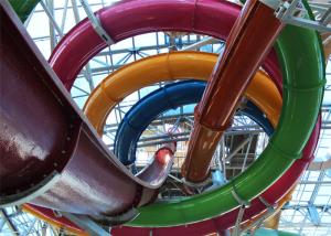 Tube Thrilling Water Slides Adult High Speed With 1 Year Warranty