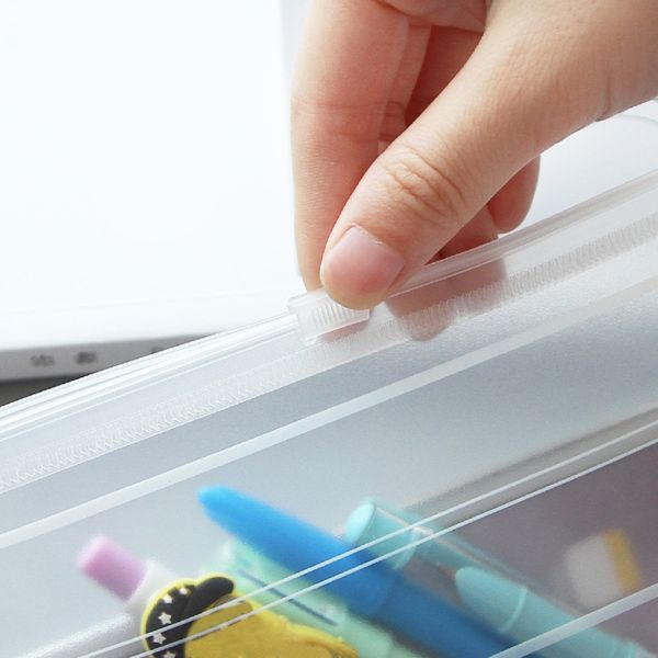 For Document or Swimwear pp plastic zip lock bag, zipper frosted PVC underwear packaging bag, slider k waterproof