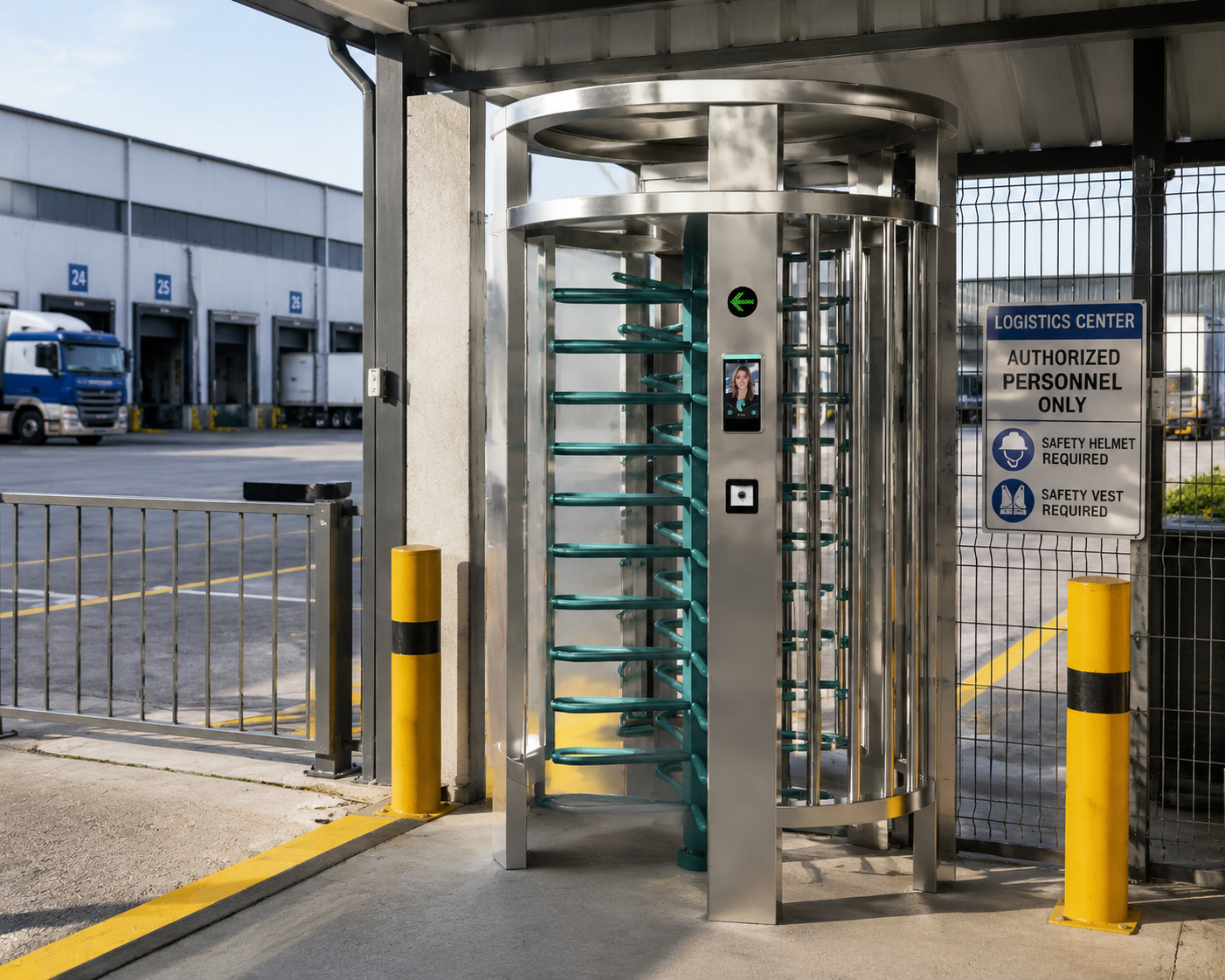 Outdoor Full Height Turnstile Suitable For Multiple Scenarios