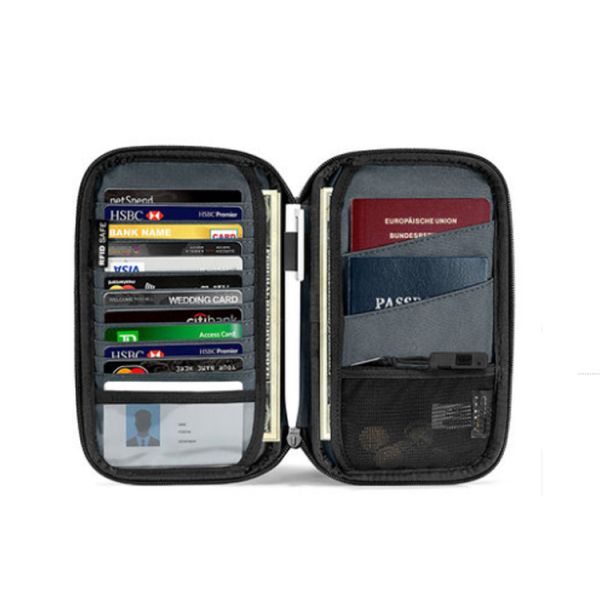 Passport holder ticket large capacity card collection protective cover wallet anti-theft brush identification bags