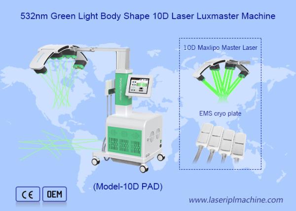 La machine de perte de poids au laser de la plaque de refroidissement EMS Maxlipo Master 10d