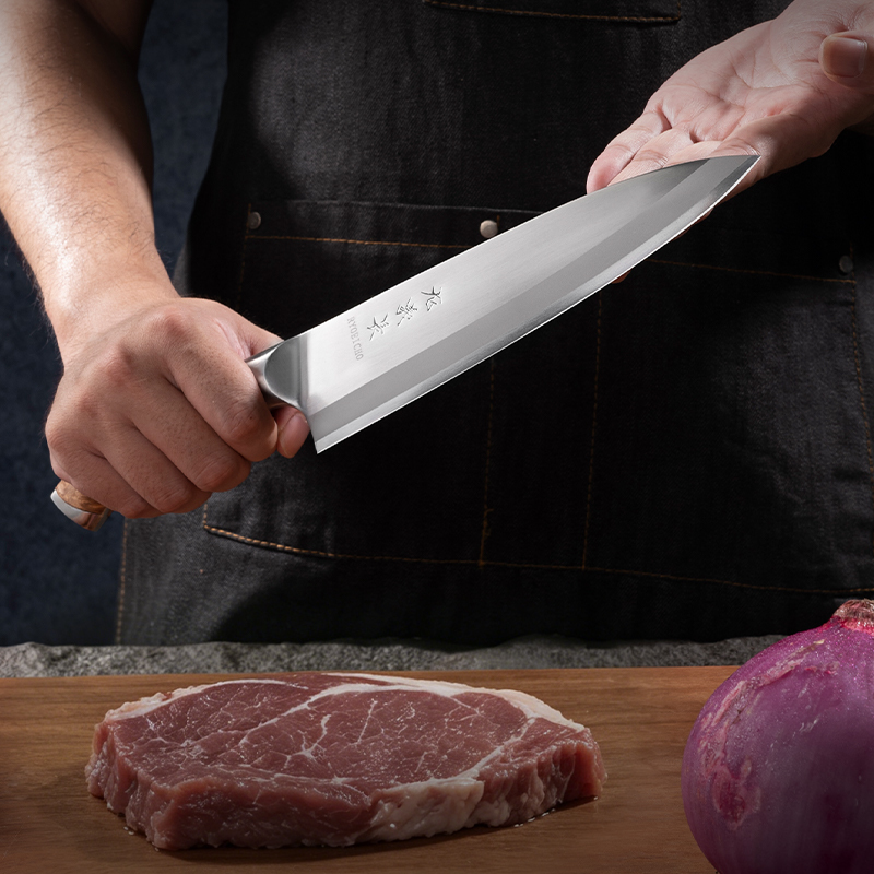 S42025 High Nitrogen Stainless Steel Gyuto Knife Hand-Forged Japanese Style Chef’s Knife