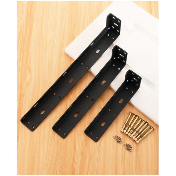 Repisas flotantes en forma de L Brackets Metal pesado para la organización del garaje