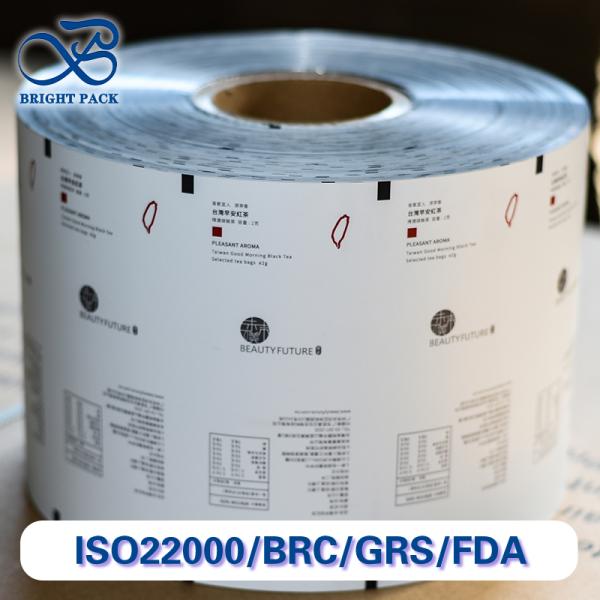 Premium Tea Preservation Aluminum Foil Roll Film Ultra-Fresh Lock Airtight Bulk Storage & Custom Branding