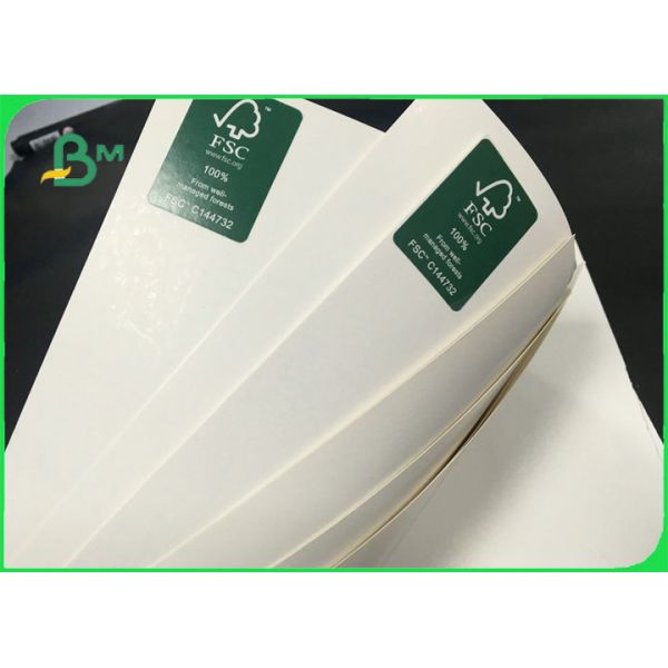 FSC 100 % Pure Wood Pulp White Cardboard C1S Art Board 270gsm 280gsm 300gsm
