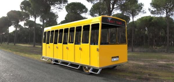 Os assentos Mini Trackless Train do poder 62 da gasolina 76 quilowatts do CE do poder avaliado aprovaram