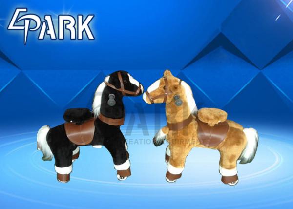Polyurethane Kiddy mechanical riding horse / Coin Operated Animal Rides