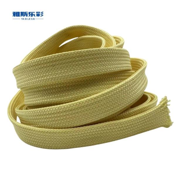 Kevlar Fiber Braided Sleeve Cut Resistant For Critical Components