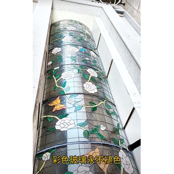 Плавательный бассейн Световое стекло европейское французское украшение потолка Тиффани инкрустированное ремесленное стекло