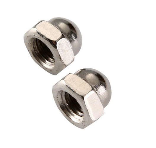 DIN1587 One Piece Hex Domed Nut Carbon Steel Galvanization M8 M20