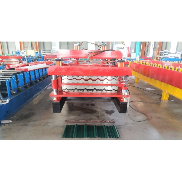 0.3-0.8 мм оцинкованная стальная остекленная плитка и крыша панель двойной слой кровельной машины