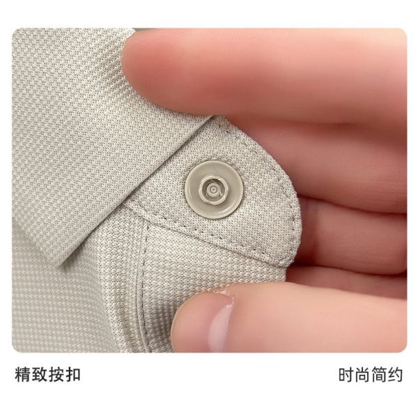 1730 Summer Hot Item 170g 89% Nylon 11% Spandex Fashionable Versatile Men's Polo Shirt