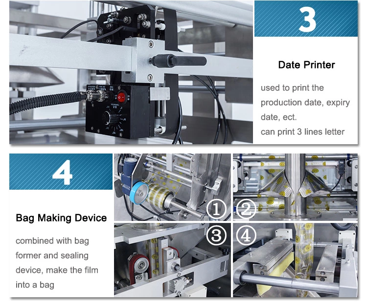 La poche 70Bags/Min 0.7Mpa pèsent la machine de conditionnement de remplisseur