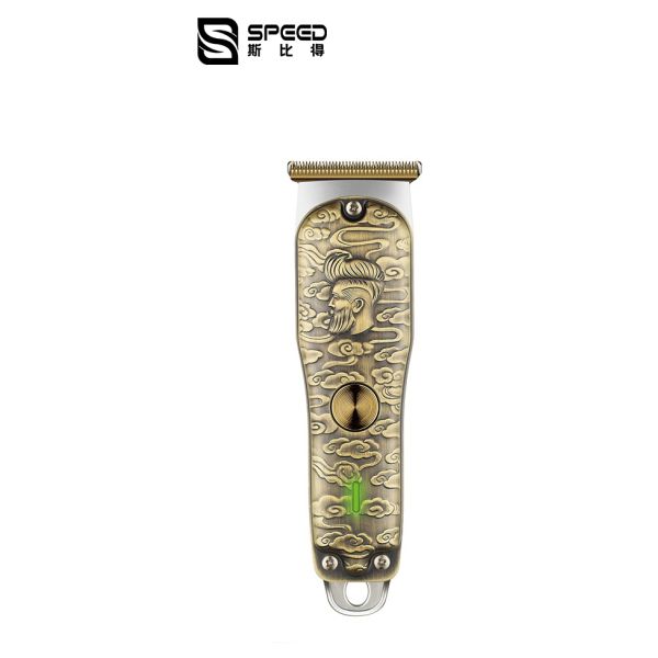 805B светодиодный дисплей Микро-стриммер для волос Точная стальная шлифовка Масляная голова резчик ножницы