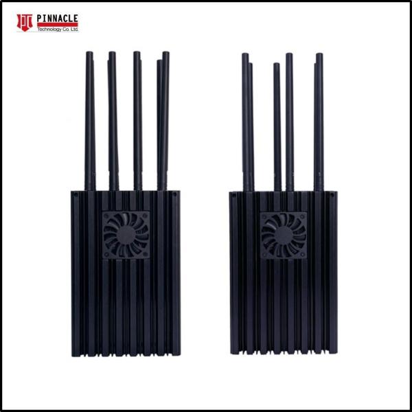 8 Antennas Portable gPS Drone Frequency Jammer For Blocking Up To 100 meters