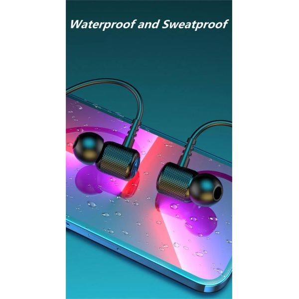 Беспроводные наушники батареи Wterproof наушников Bluetooth бежать длинные для спортзала